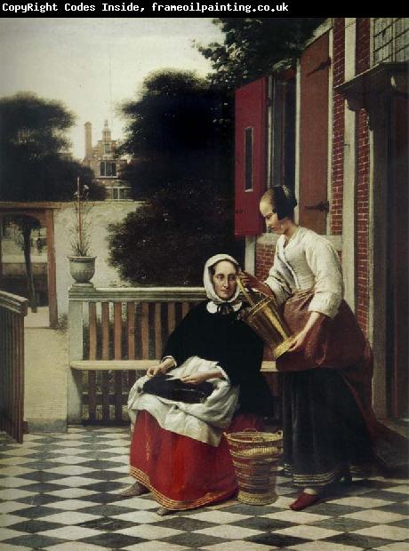 Pieter de Hooch Mirstress and Maid